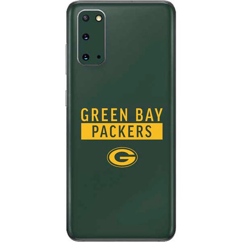 NFL Green Bay Packers Green Performance Series Galaxy S20 Skin