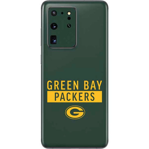 NFL Green Bay Packers Green Performance Series Galaxy S20 Ultra 5G Skin
