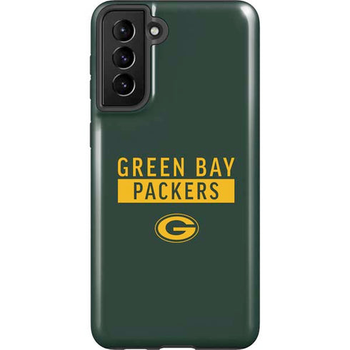 NFL Green Bay Packers Green Performance Series Galaxy S21 FE Pro Case