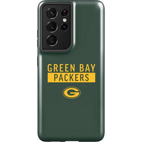 NFL Green Bay Packers Green Performance Series Galaxy S21 Ultra 5G Pro Case