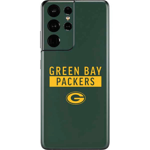 NFL Green Bay Packers Green Performance Series Galaxy S21 Ultra 5G Skin
