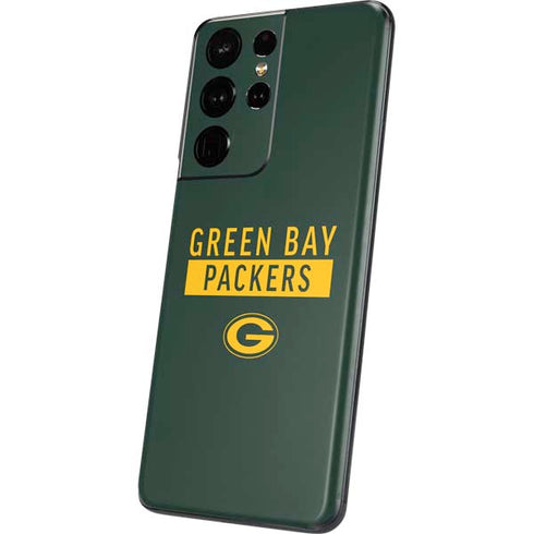 NFL Green Bay Packers Green Performance Series Galaxy S21 Ultra 5G Skin