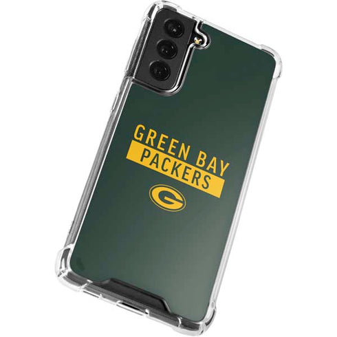 NFL Green Bay Packers Green Performance Series Galaxy S22 Plus Clear Case