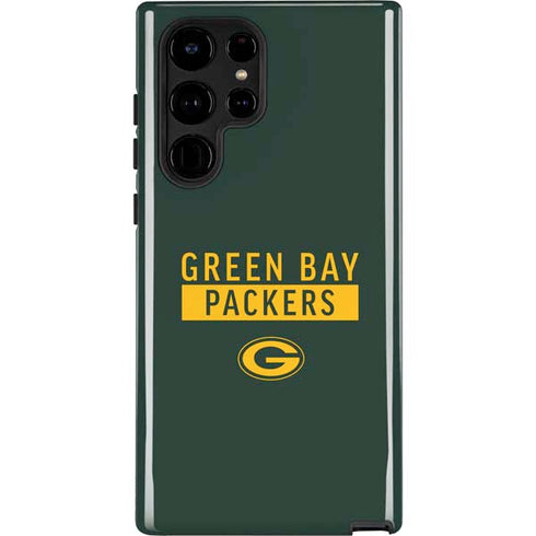 NFL Green Bay Packers Green Performance Series Galaxy S22 Ultra Pro Case