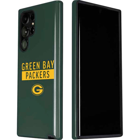 NFL Green Bay Packers Green Performance Series Galaxy S22 Ultra Pro Case