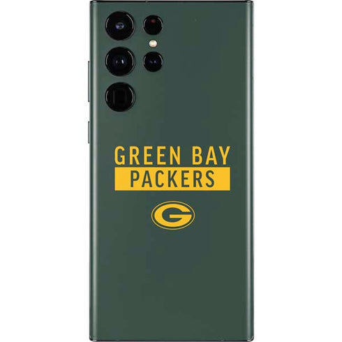 NFL Green Bay Packers Green Performance Series Galaxy S22 Ultra Skin