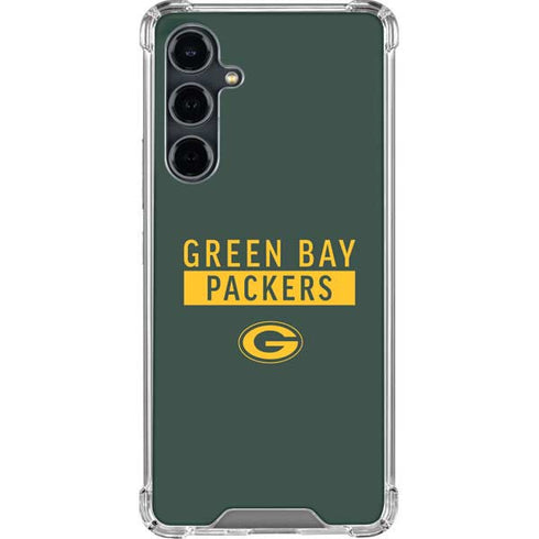 NFL Green Bay Packers Green Performance Series Galaxy S23 FE Clear Case