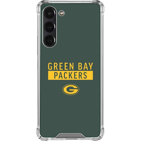 NFL Green Bay Packers Green Performance Series Galaxy S23 Plus Clear Case