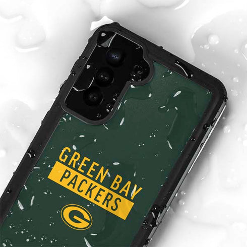 NFL Green Bay Packers Green Performance Series Galaxy S23 Plus Waterproof Case