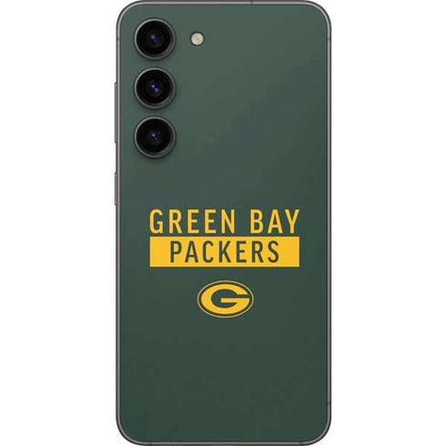 NFL Green Bay Packers Green Performance Series Galaxy S23 Skin