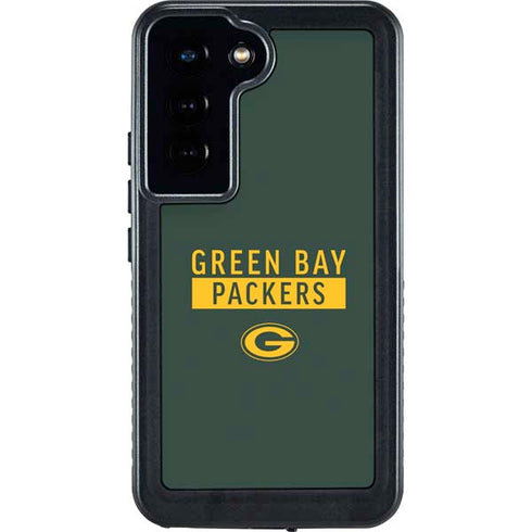 NFL Green Bay Packers Green Performance Series Galaxy S23 Waterproof Case
