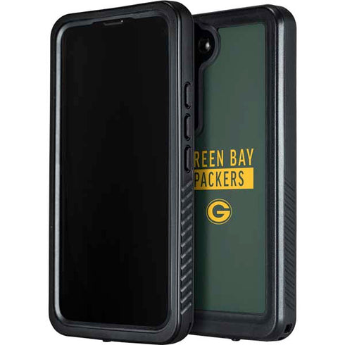 NFL Green Bay Packers Green Performance Series Galaxy S23 Waterproof Case