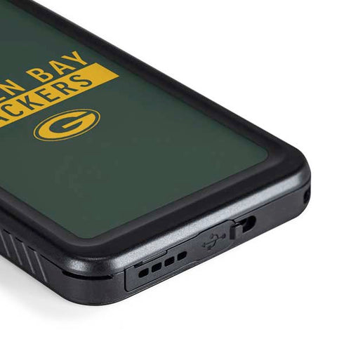 NFL Green Bay Packers Green Performance Series Galaxy S23 Waterproof Case