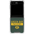 NFL Green Bay Packers Green Performance Series Galaxy Z Flip5 5G Clear Case