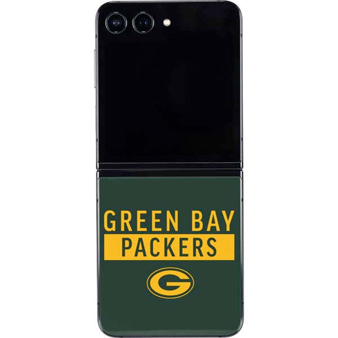 NFL Green Bay Packers Green Performance Series Galaxy Z Flip5 5G Skin