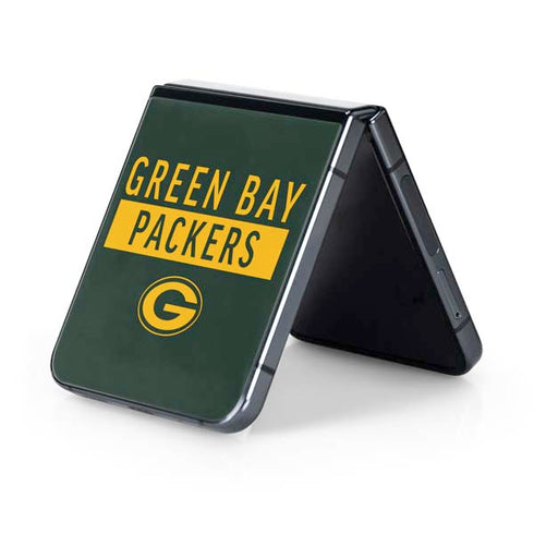 NFL Green Bay Packers Green Performance Series Galaxy Z Flip5 5G Skin