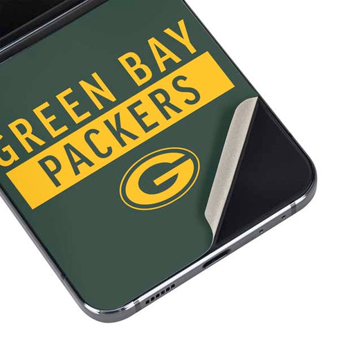 NFL Green Bay Packers Green Performance Series Galaxy Z Flip5 5G Skin