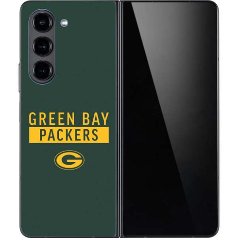 NFL Green Bay Packers Green Performance Series Galaxy Z Fold5 5G Skin