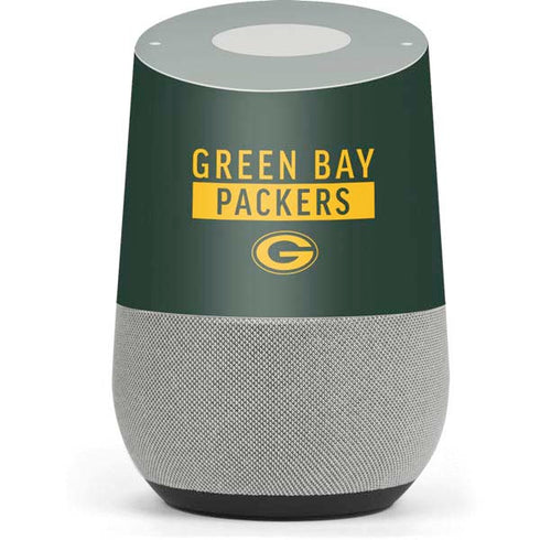 NFL Green Bay Packers Green Performance Series Google Home Skin
