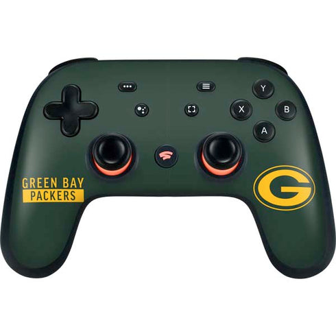 NFL Green Bay Packers Green Performance Series Google Stadia Controller Skin
