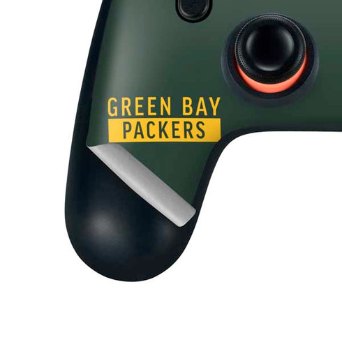 NFL Green Bay Packers Green Performance Series Google Stadia Controller Skin