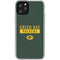 NFL Green Bay Packers Green Performance Series iPhone 11 Pro Clear Case