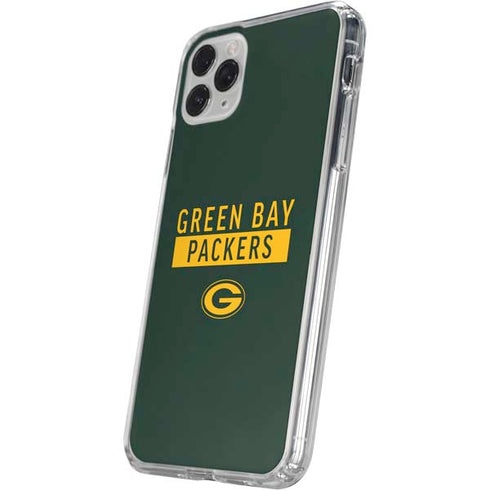 NFL Green Bay Packers Green Performance Series iPhone 11 Pro Clear Case