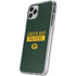 NFL Green Bay Packers Green Performance Series iPhone 11 Pro Clear Case