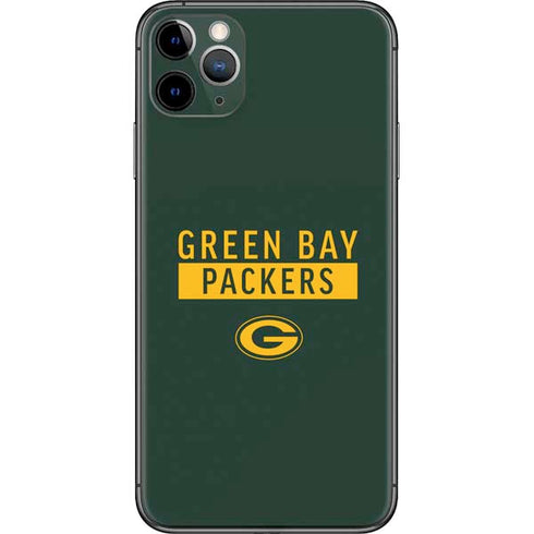 NFL Green Bay Packers Green Performance Series iPhone 11 Pro Max Skin