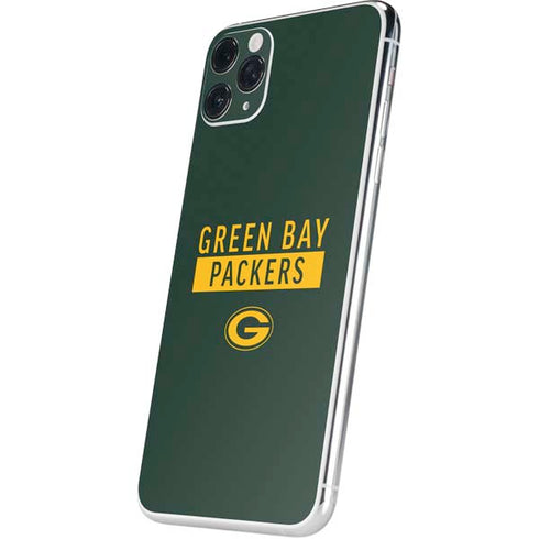 NFL Green Bay Packers Green Performance Series iPhone 11 Pro Max Skin