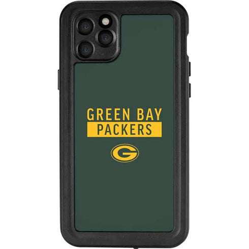 NFL Green Bay Packers Green Performance Series iPhone 11 Pro Max Waterproof Case