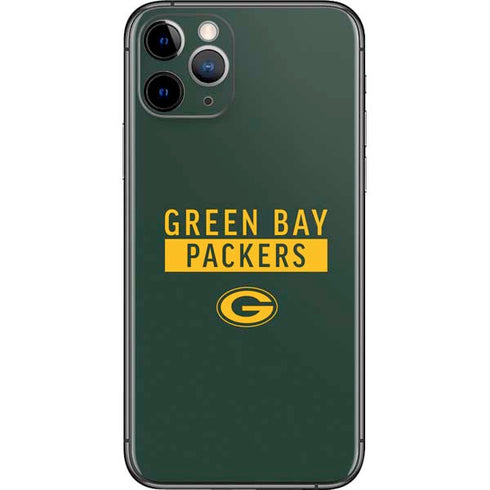 NFL Green Bay Packers Green Performance Series iPhone 11 Pro Skin