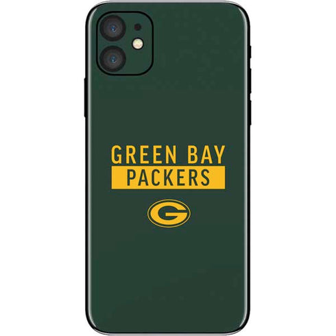 NFL Green Bay Packers Green Performance Series iPhone 11 Skin