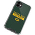 NFL Green Bay Packers Green Performance Series iPhone 12 Mini Clear Case