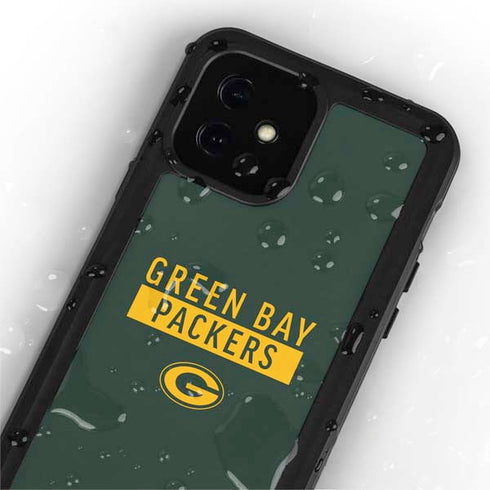 NFL Green Bay Packers Green Performance Series iPhone 12 Mini Waterproof Case