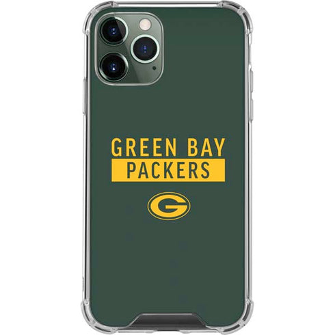 NFL Green Bay Packers Green Performance Series iPhone 12 Pro Clear Case