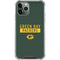 NFL Green Bay Packers Green Performance Series iPhone 12 Pro Clear Case