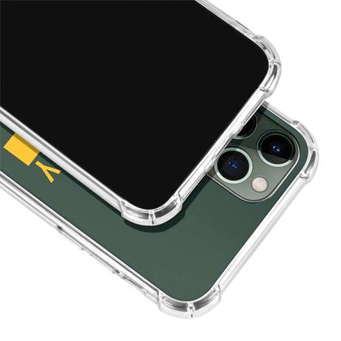 NFL Green Bay Packers Green Performance Series iPhone 12 Pro Clear Case