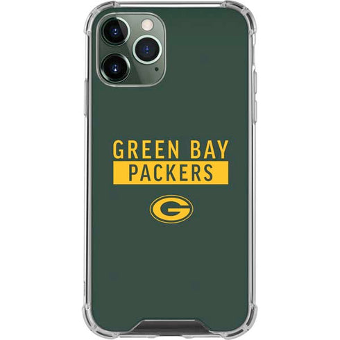 NFL Green Bay Packers Green Performance Series iPhone 12 Pro Max Clear Case