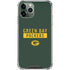 NFL Green Bay Packers Green Performance Series iPhone 12 Pro Max Clear Case