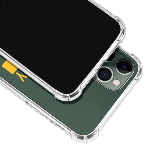 NFL Green Bay Packers Green Performance Series iPhone 12 Pro Max Clear Case