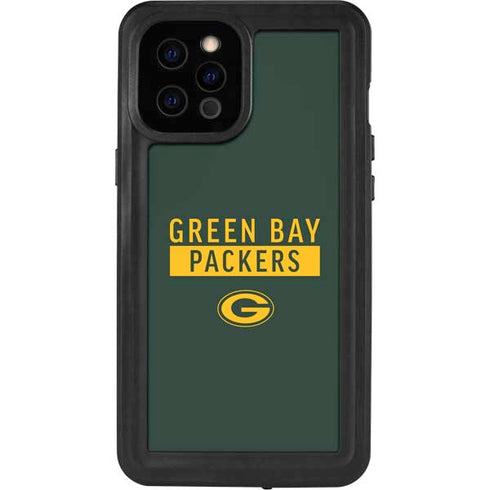 NFL Green Bay Packers Green Performance Series iPhone 12 Pro Max Waterproof Case