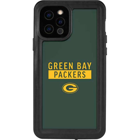 NFL Green Bay Packers Green Performance Series iPhone 12 Pro Waterproof Case