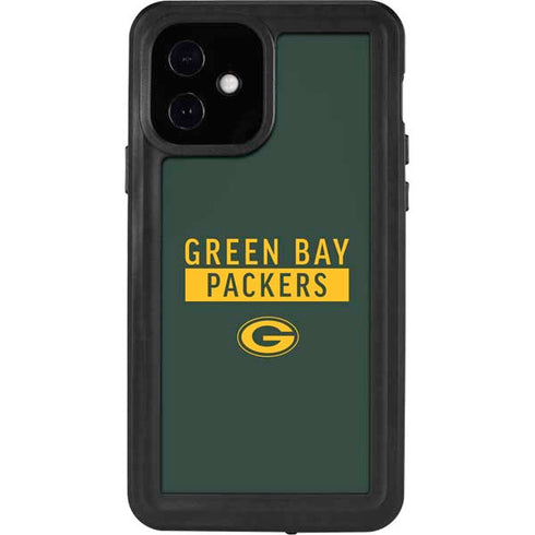 NFL Green Bay Packers Green Performance Series iPhone 12 Waterproof Case
