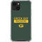 NFL Green Bay Packers Green Performance Series iPhone 13 Clear Case