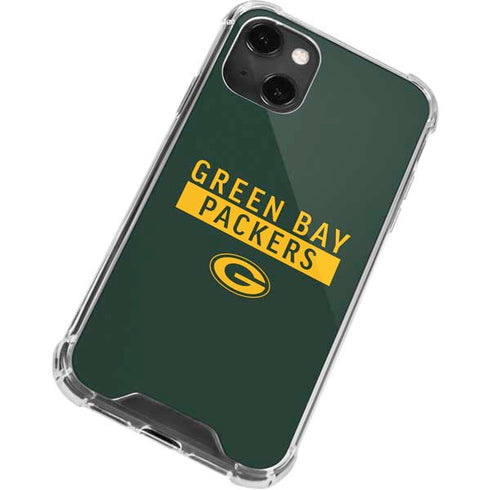 NFL Green Bay Packers Green Performance Series iPhone 13 Mini Clear Case