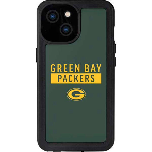 NFL Green Bay Packers Green Performance Series iPhone 13 Mini Waterproof Case