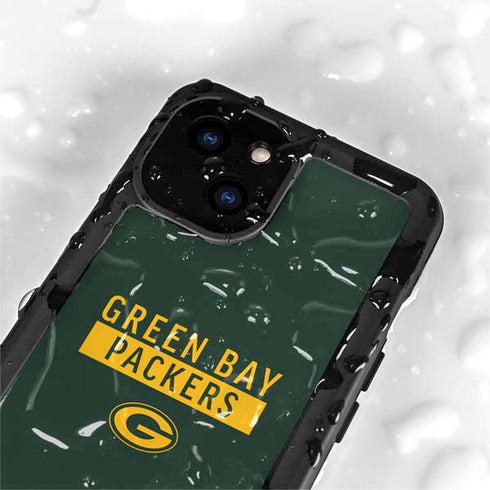 NFL Green Bay Packers Green Performance Series iPhone 13 Mini Waterproof Case