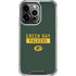 NFL Green Bay Packers Green Performance Series iPhone 13 Pro Clear Case