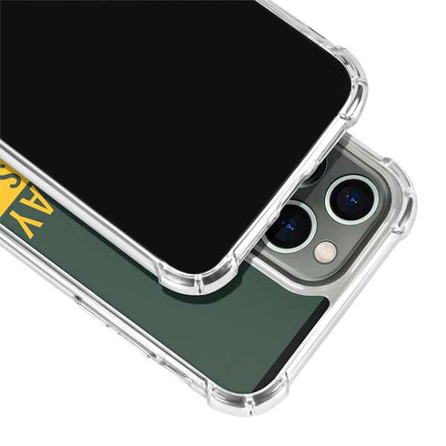 NFL Green Bay Packers Green Performance Series iPhone 13 Pro Clear Case